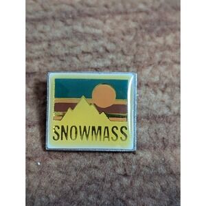 Vintage Snowmass Colorado Small Pin  M.S.S.I.